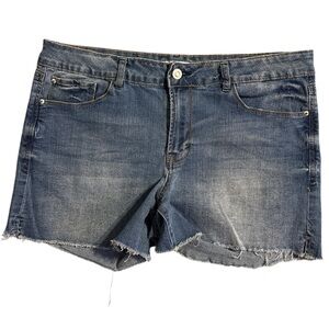 Kensie Dark Blue Jean Shorts